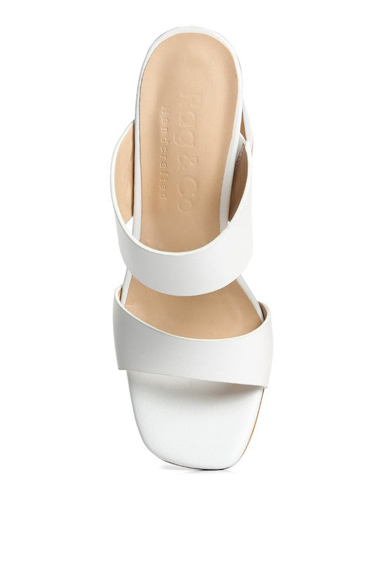 Alodia Block Heel Slide Sandals