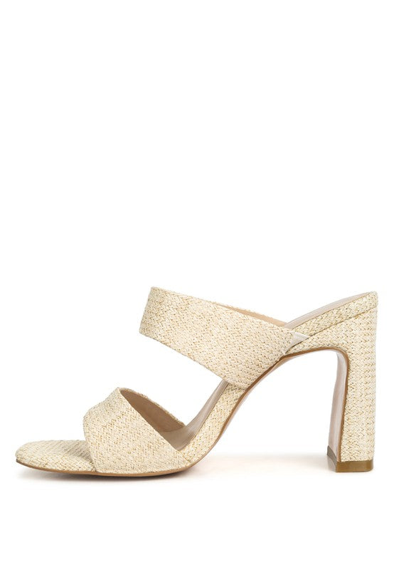 Alodia Block Heel Slide Sandals