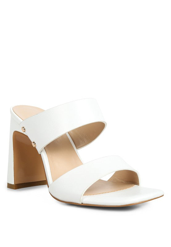 Alodia Block Heel Slide Sandals
