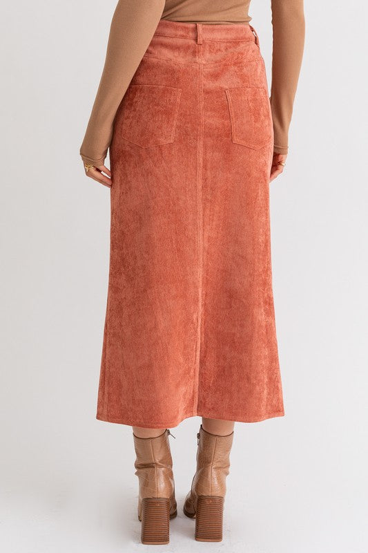 Corduroy  Maxi Skirt