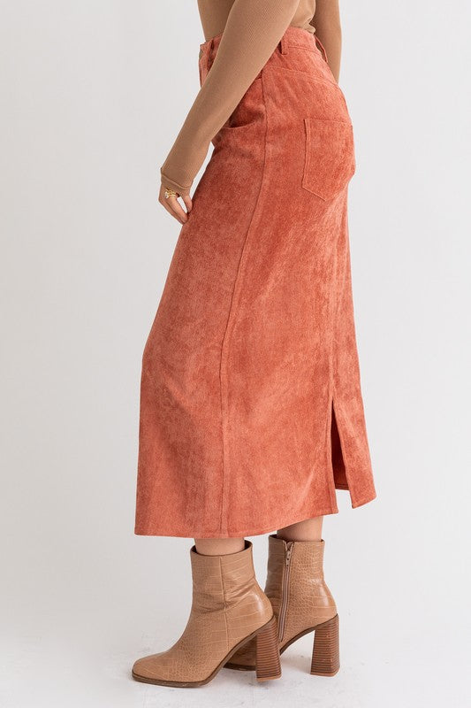 Corduroy  Maxi Skirt