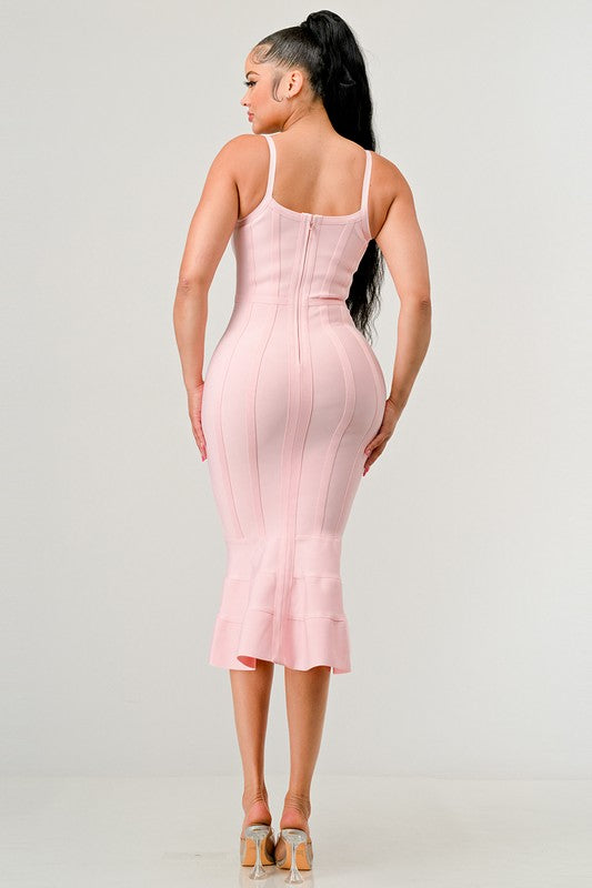 Bodycon Tulip Midi Dress