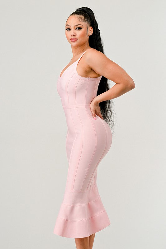 Bodycon Tulip Midi Dress