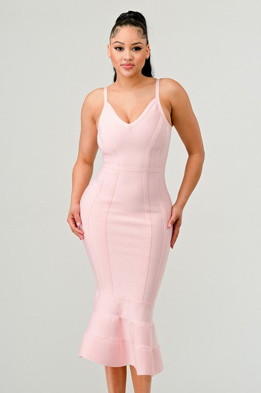 Bodycon Tulip Midi Dress