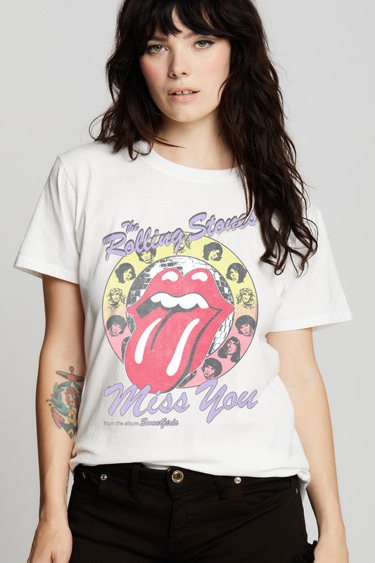 The Rolling Stones Miss You Graphic Short Sleeve Tee