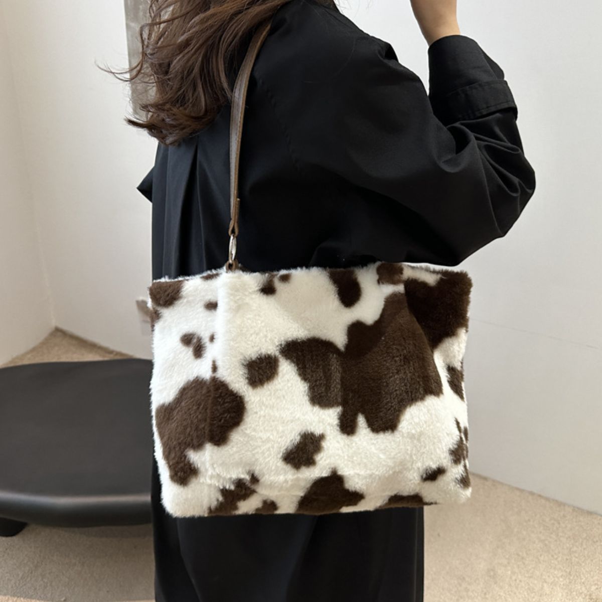 Cow Print Tote Bag
