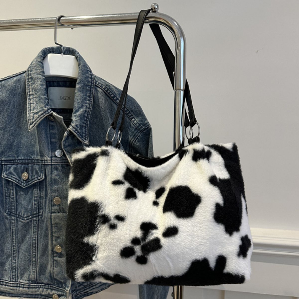 Cow Print Tote Bag