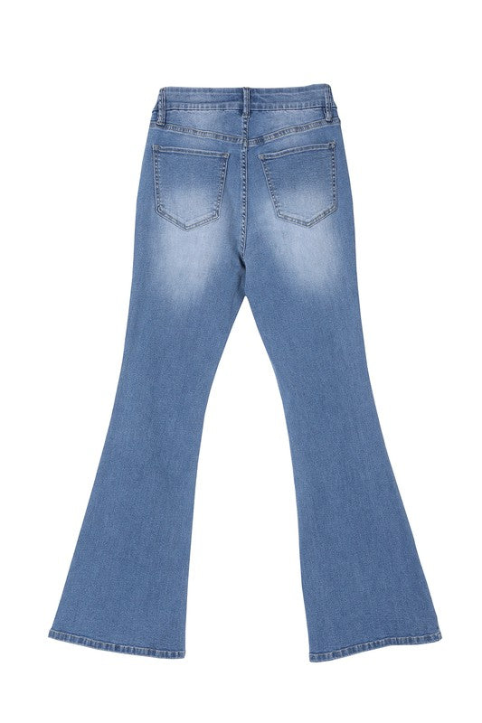 Flare Leg Denim Jeans