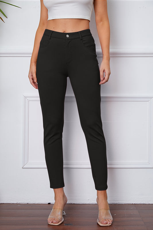 Stretchy Dressy Jeans Pants by Basic Bae