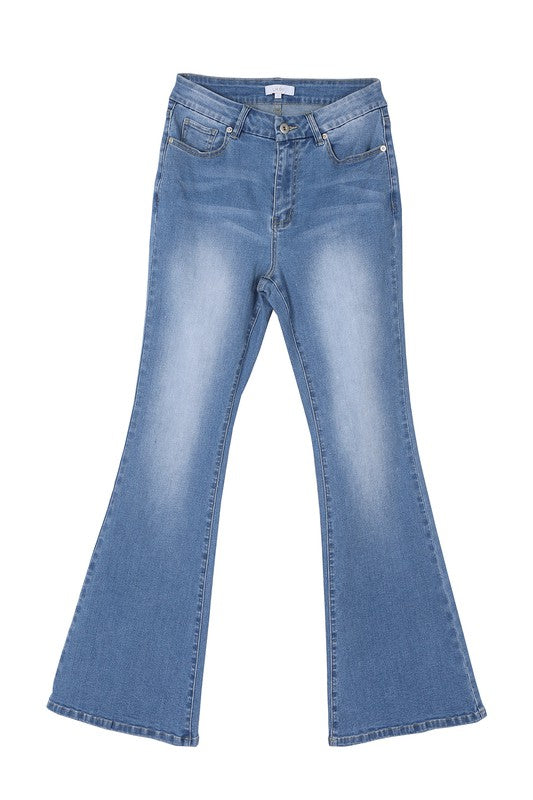 Flare Leg Denim Jeans