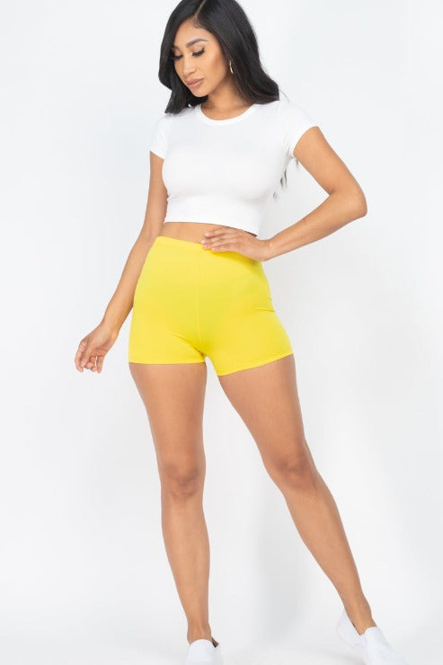 Solid Little Shorts