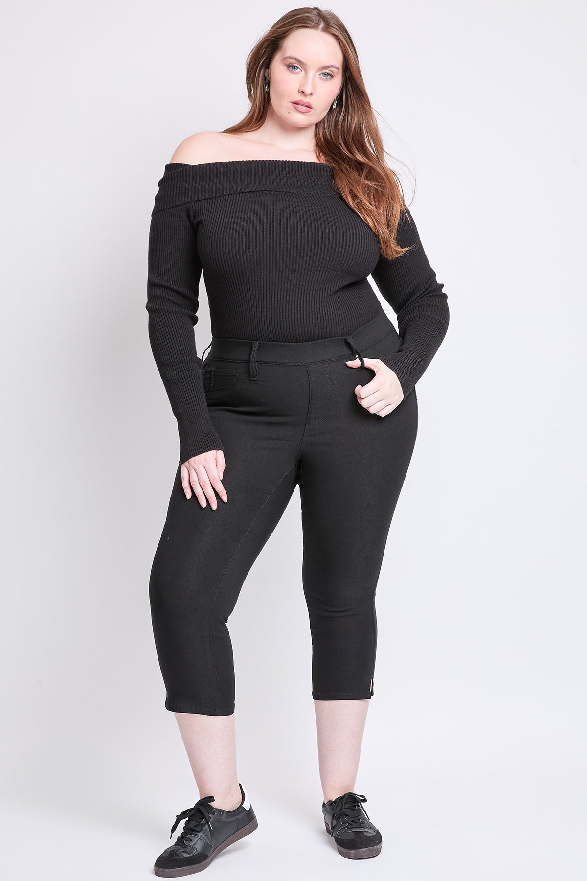 Women's Plus Hyperstretch Capri Pants