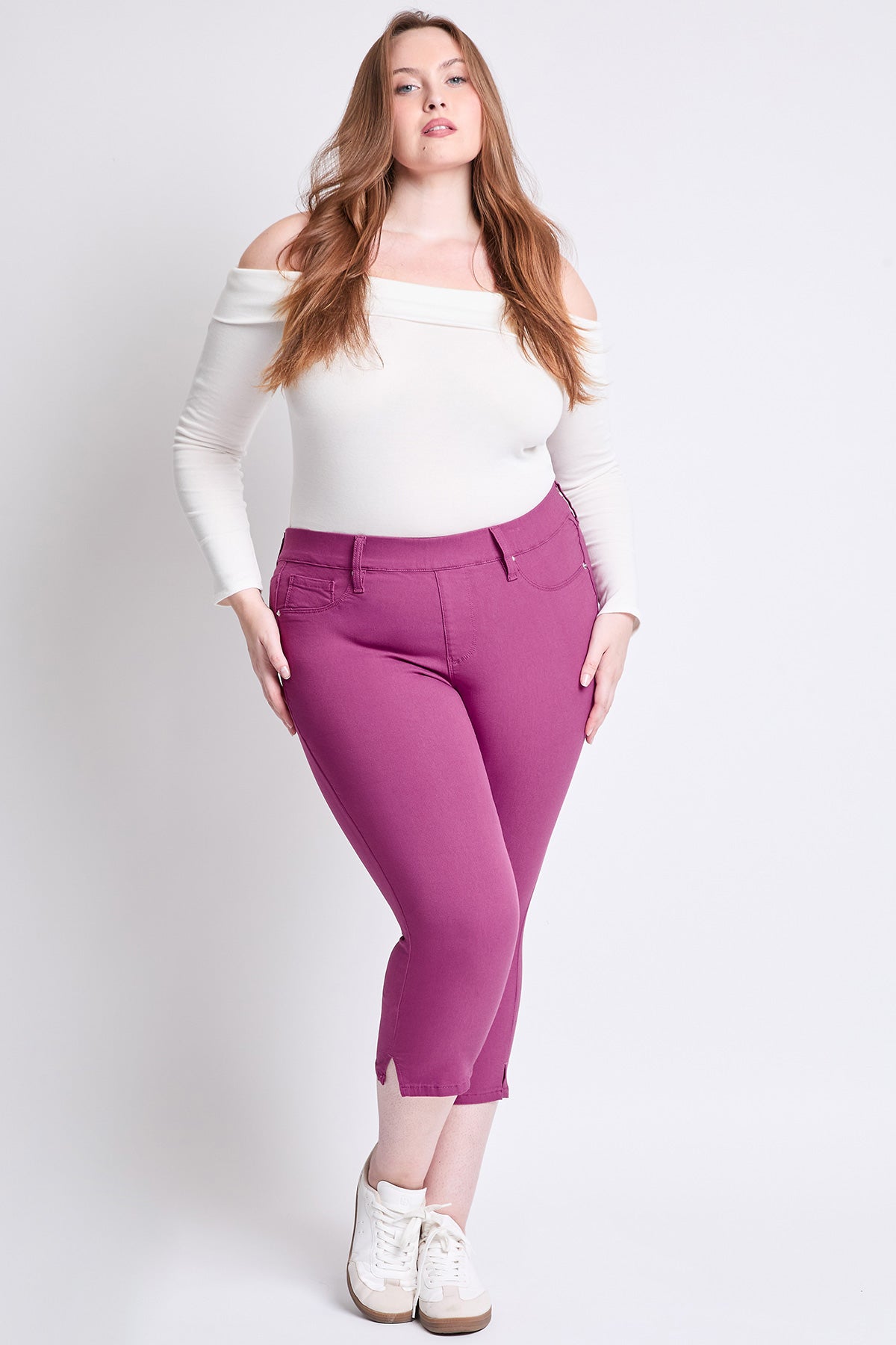 Women's Plus Hyperstretch Capri Pants
