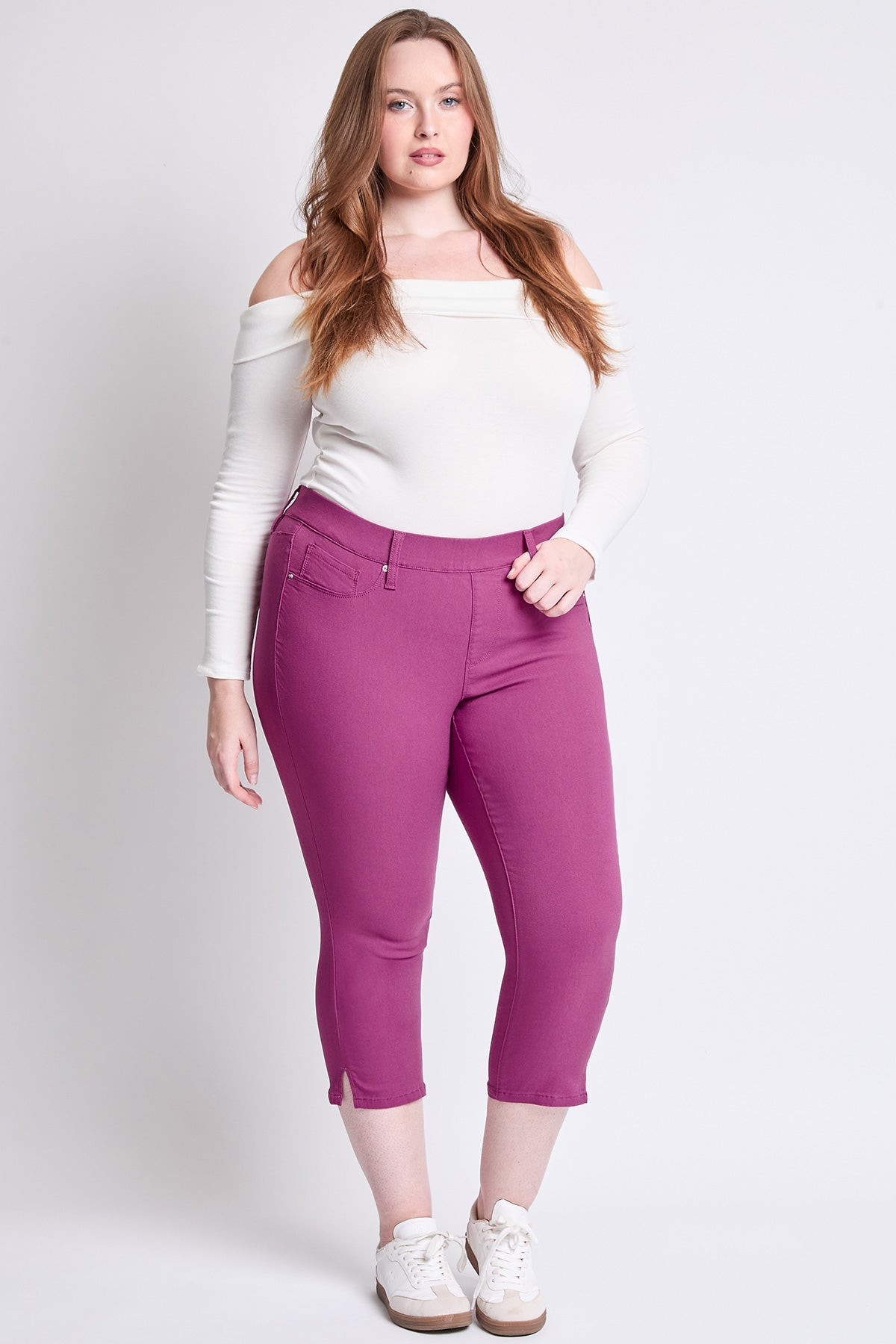Women's Plus Hyperstretch Capri Pants