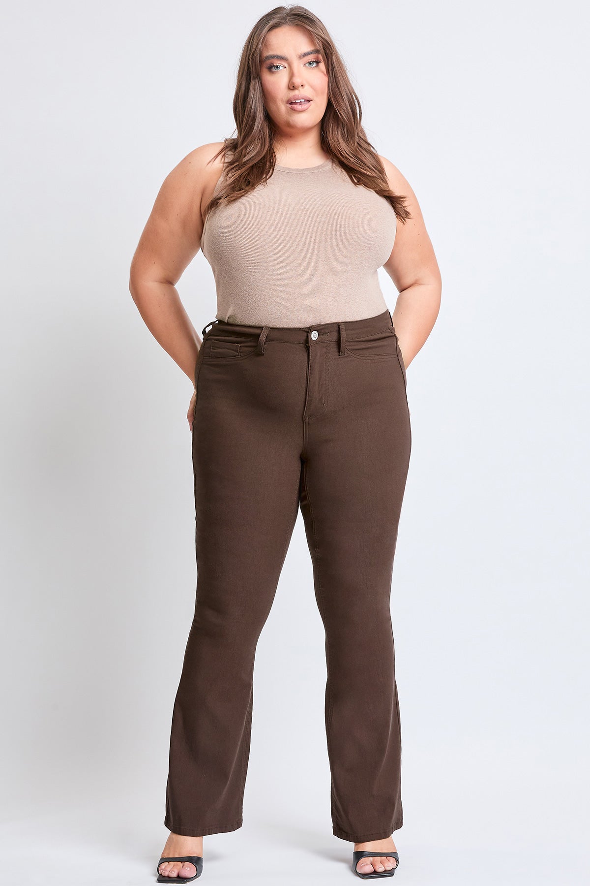 Women's Plus Hyperstretch Flare Leg  Pants