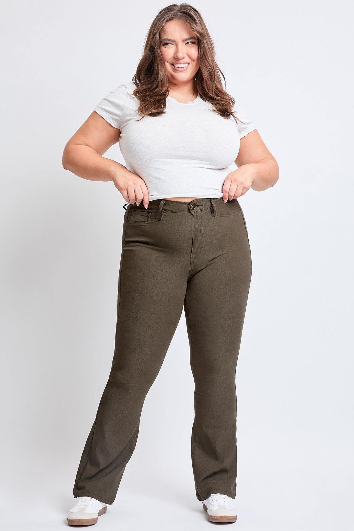Women's Plus Hyperstretch Flare Leg  Pants