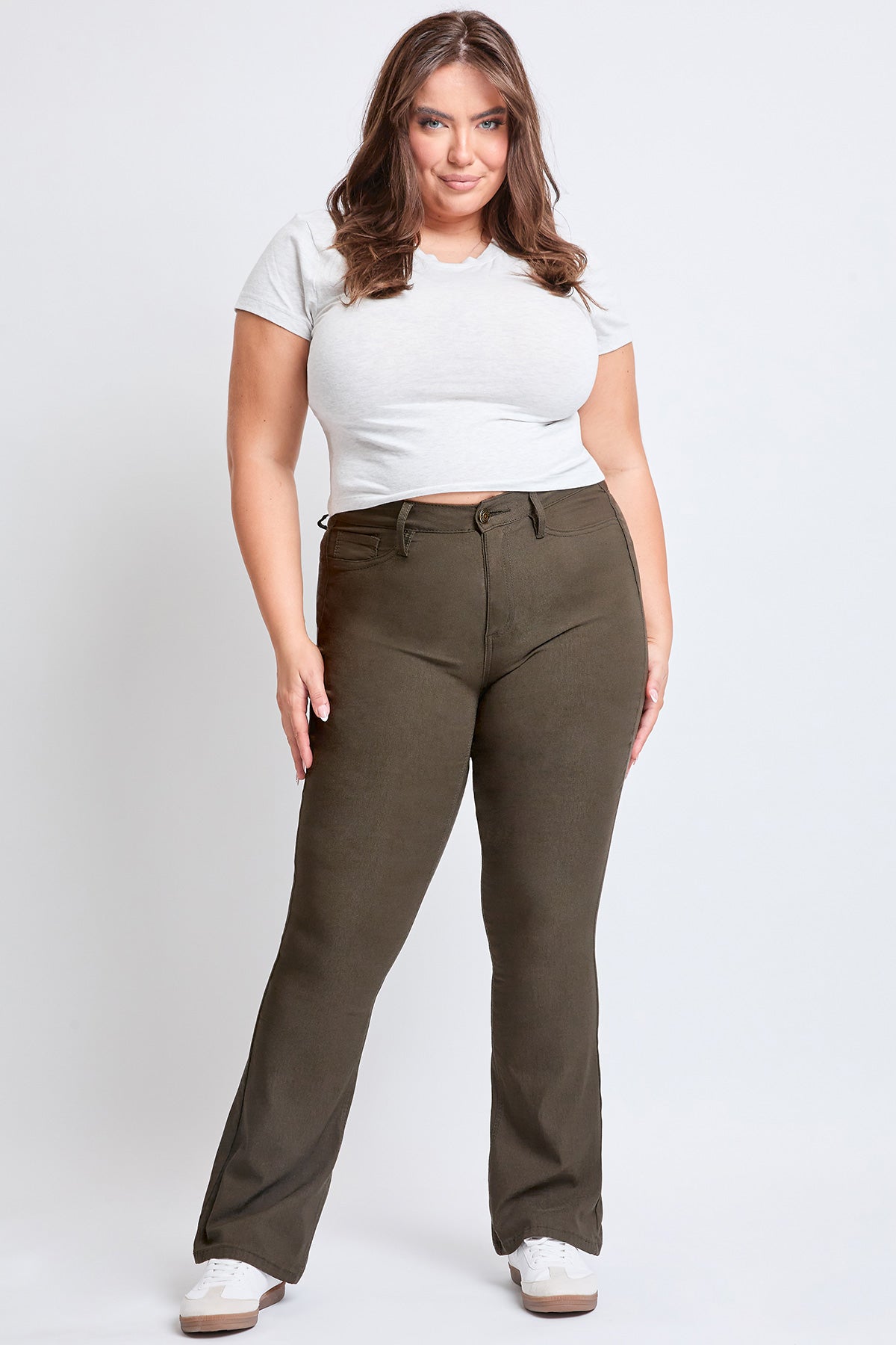 Women's Plus Hyperstretch Flare Leg  Pants