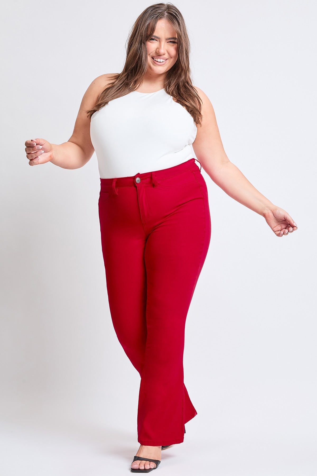 Women's Plus Hyperstretch Flare Leg  Pants