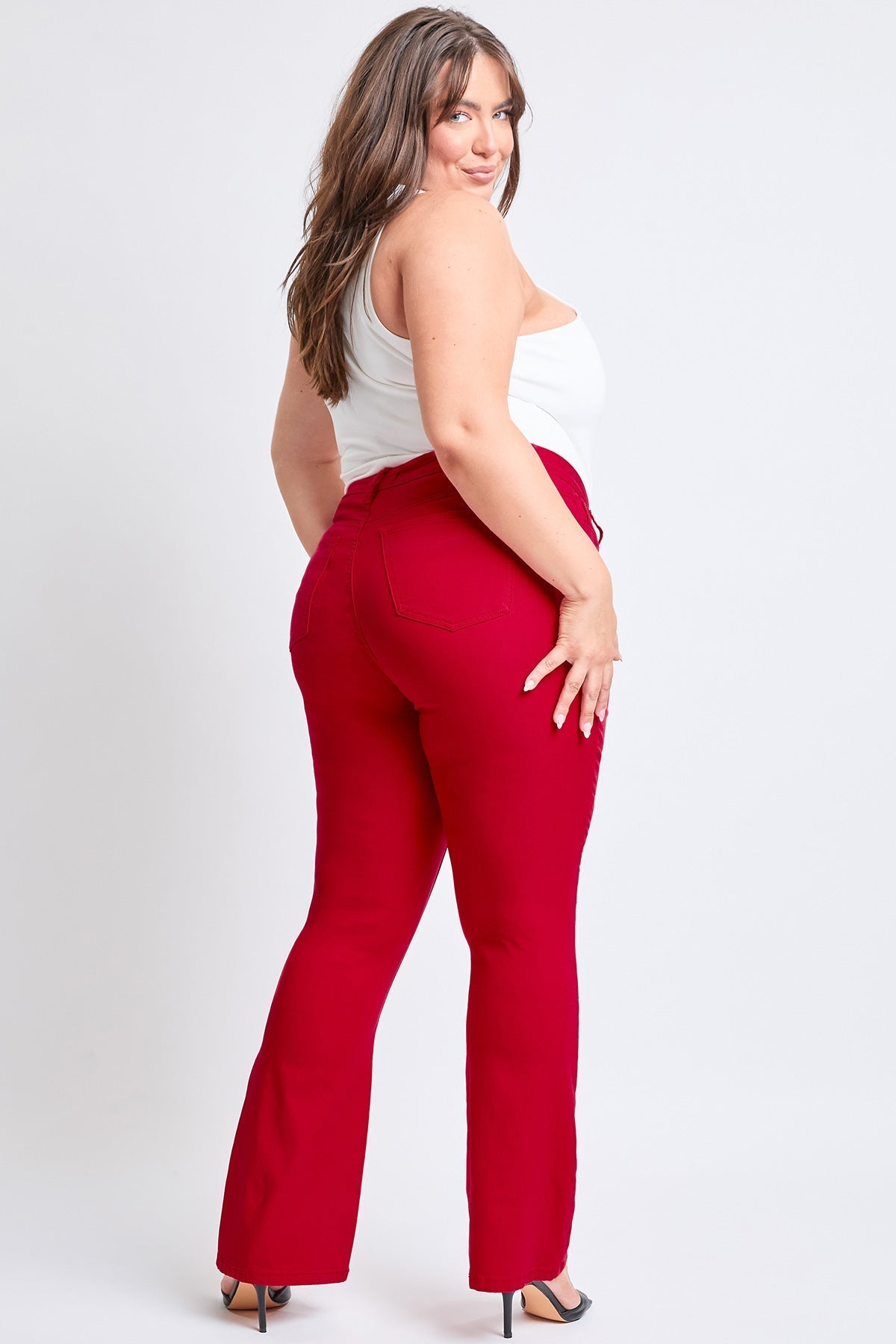 Women's Plus Hyperstretch Flare Leg  Pants