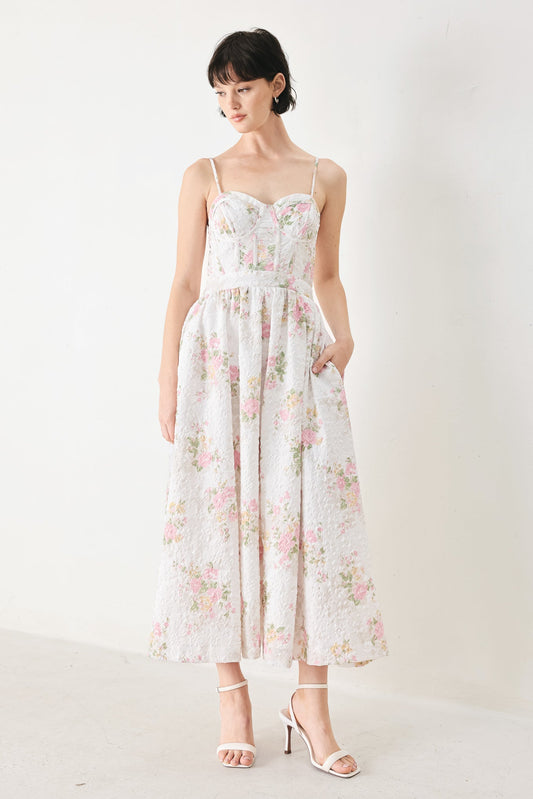 Pastel Romance Woven Dress