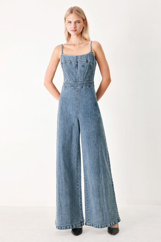 Rock Your Denim Jumpsuit