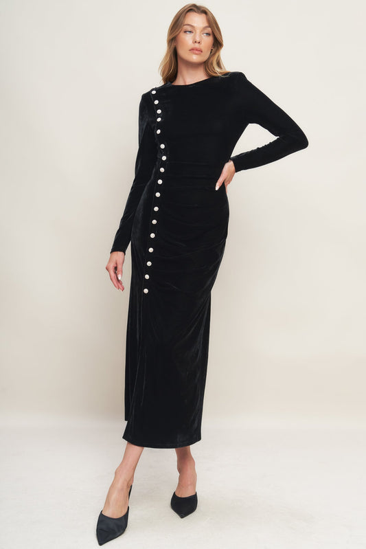 Urban Empress Velvet Long Dress