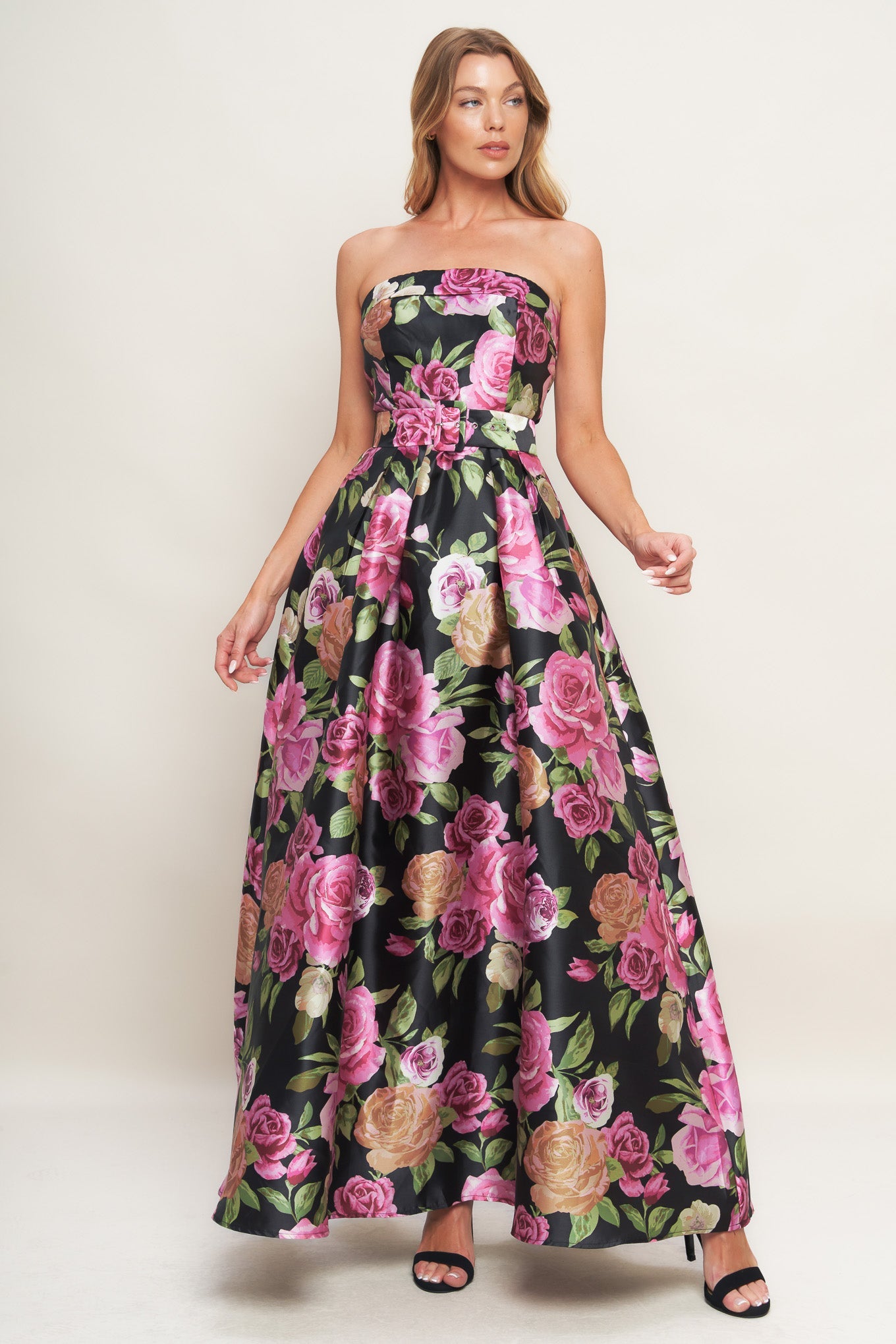 Glamour Garden Woven Maxi Dress