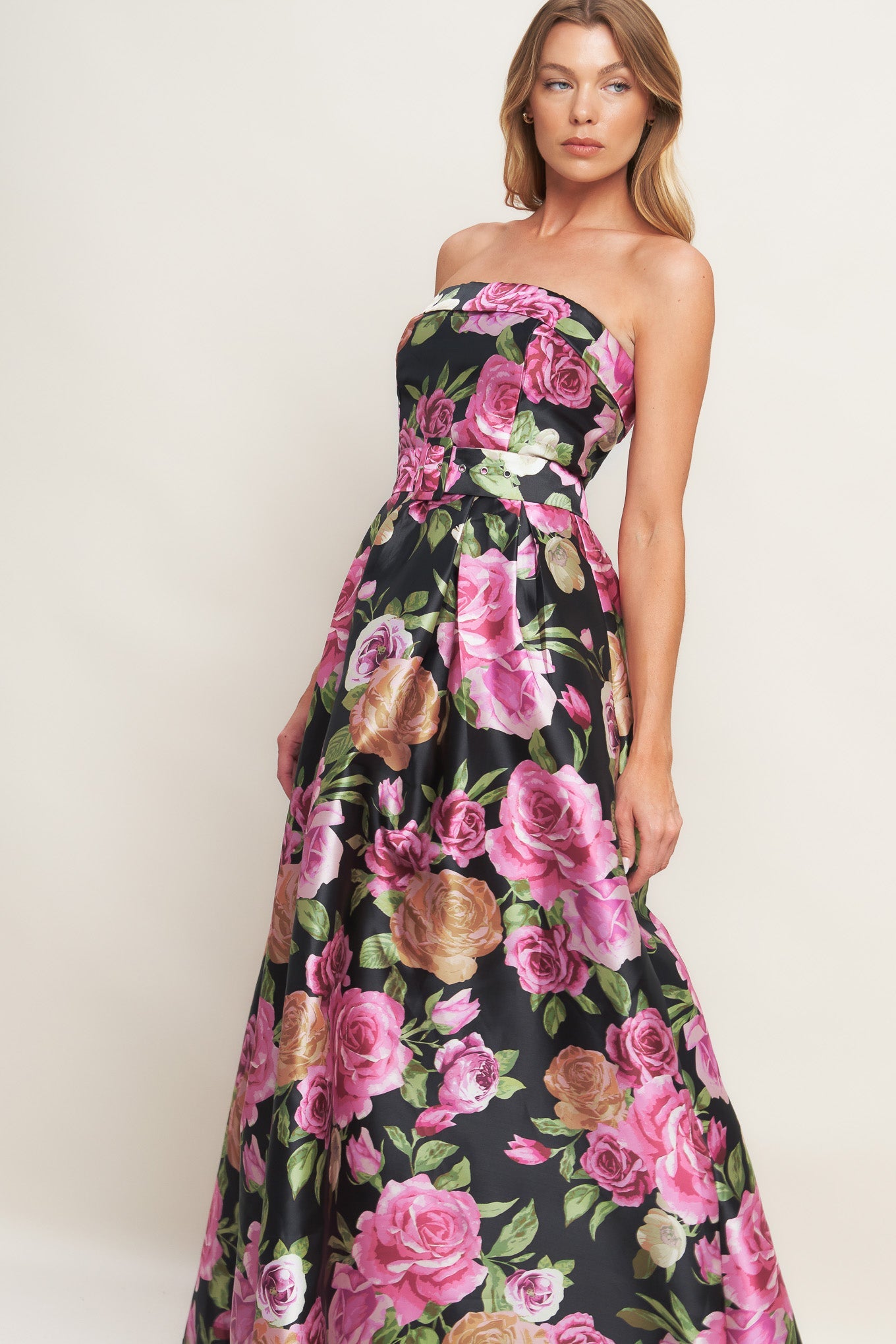 Glamour Garden Woven Maxi Dress