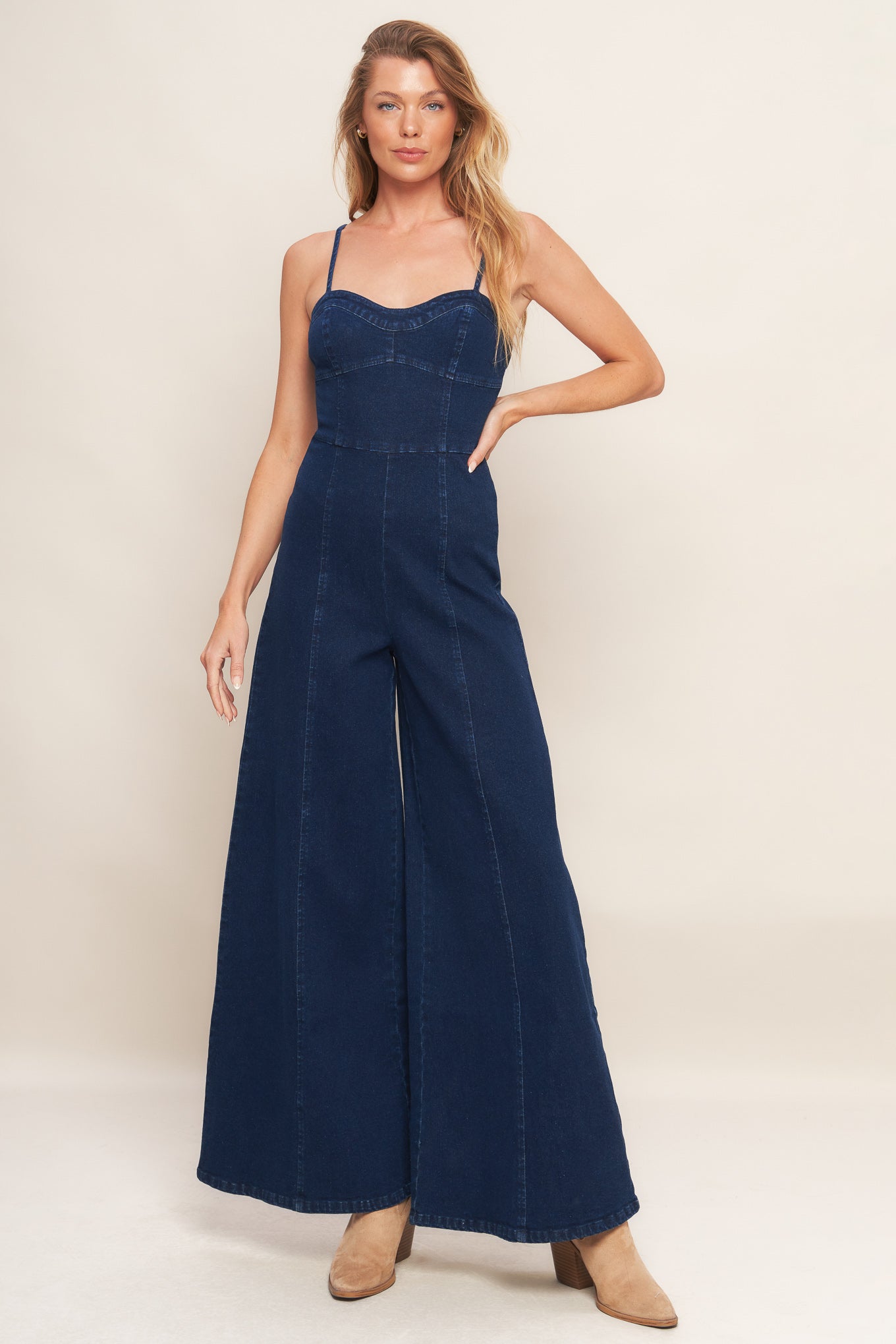 Trendsetting Medium Indigo Blue Jumpsuit