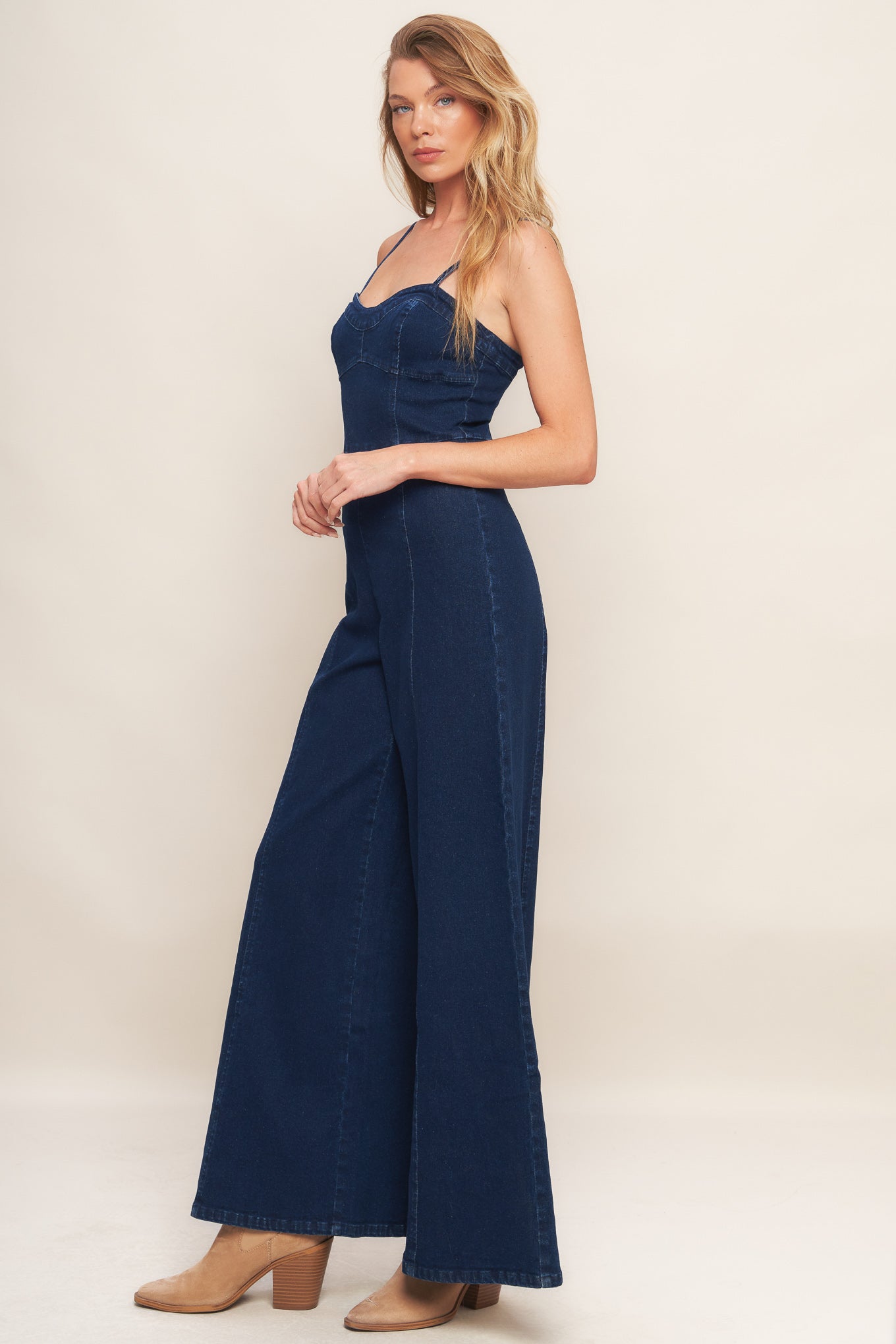 Trendsetting Medium Indigo Blue Jumpsuit