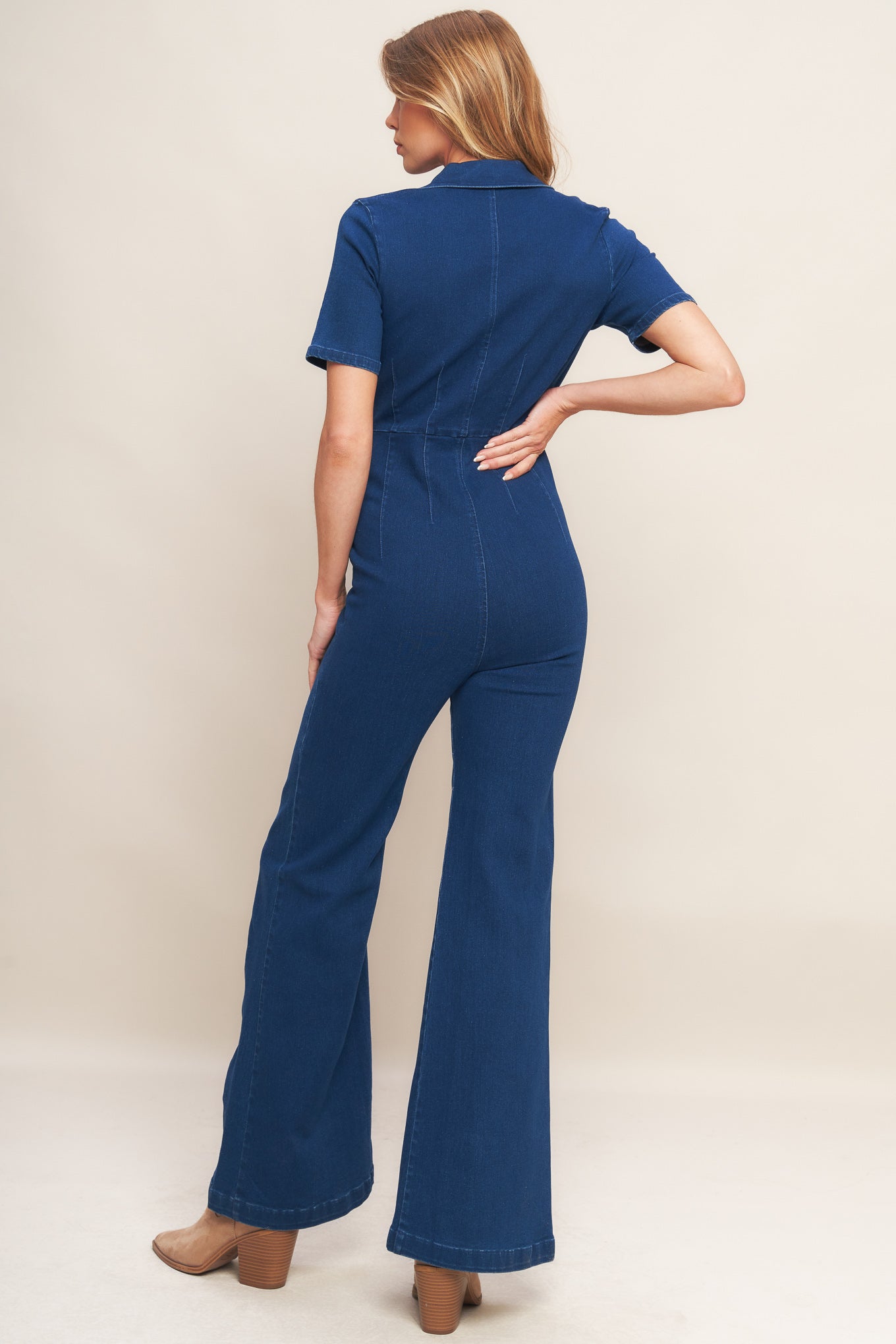 Shy Girl Indigo Blue Jumpsuit