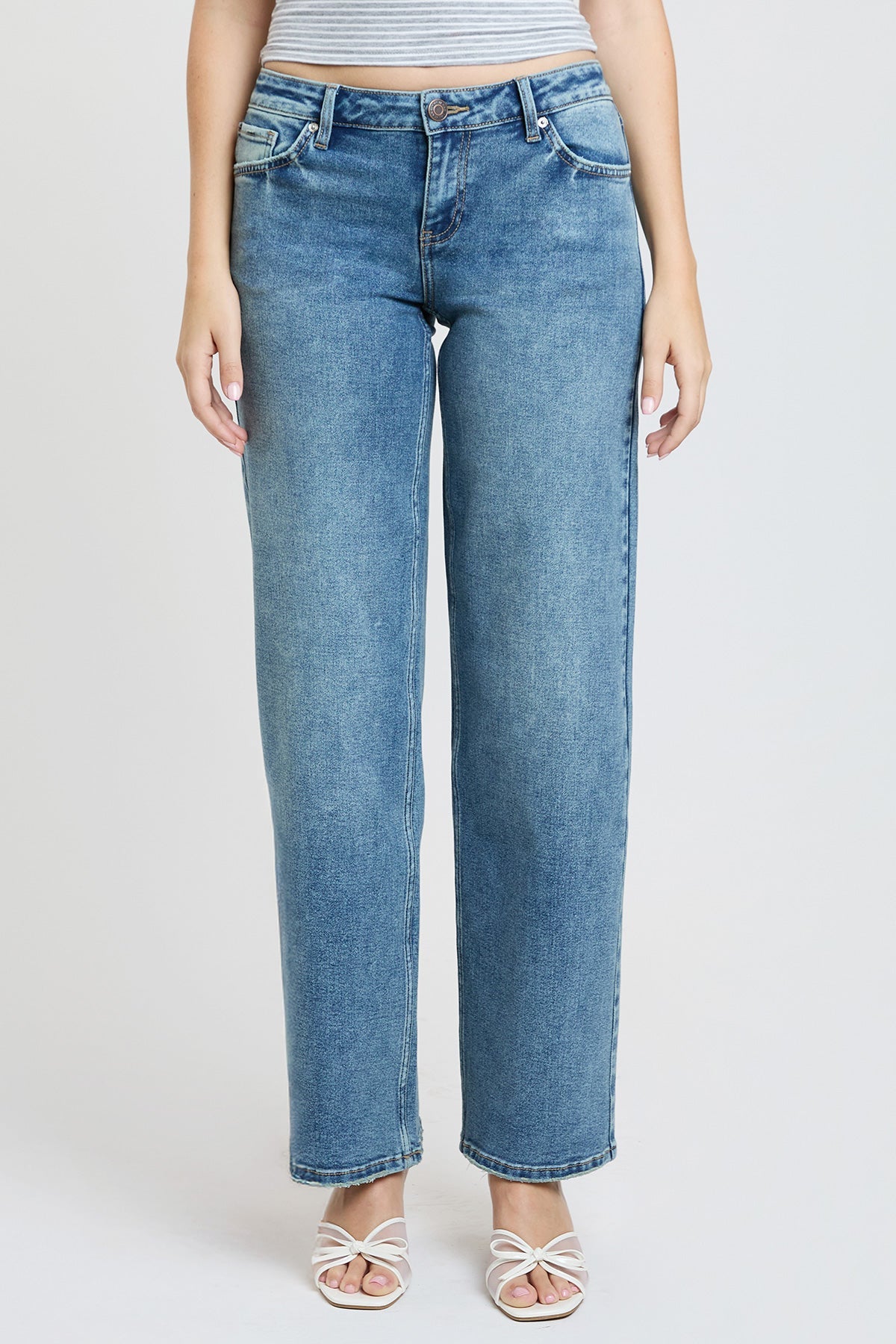 Women's Brittany Low Rise  Relax Fit Straight Leg Jeans
