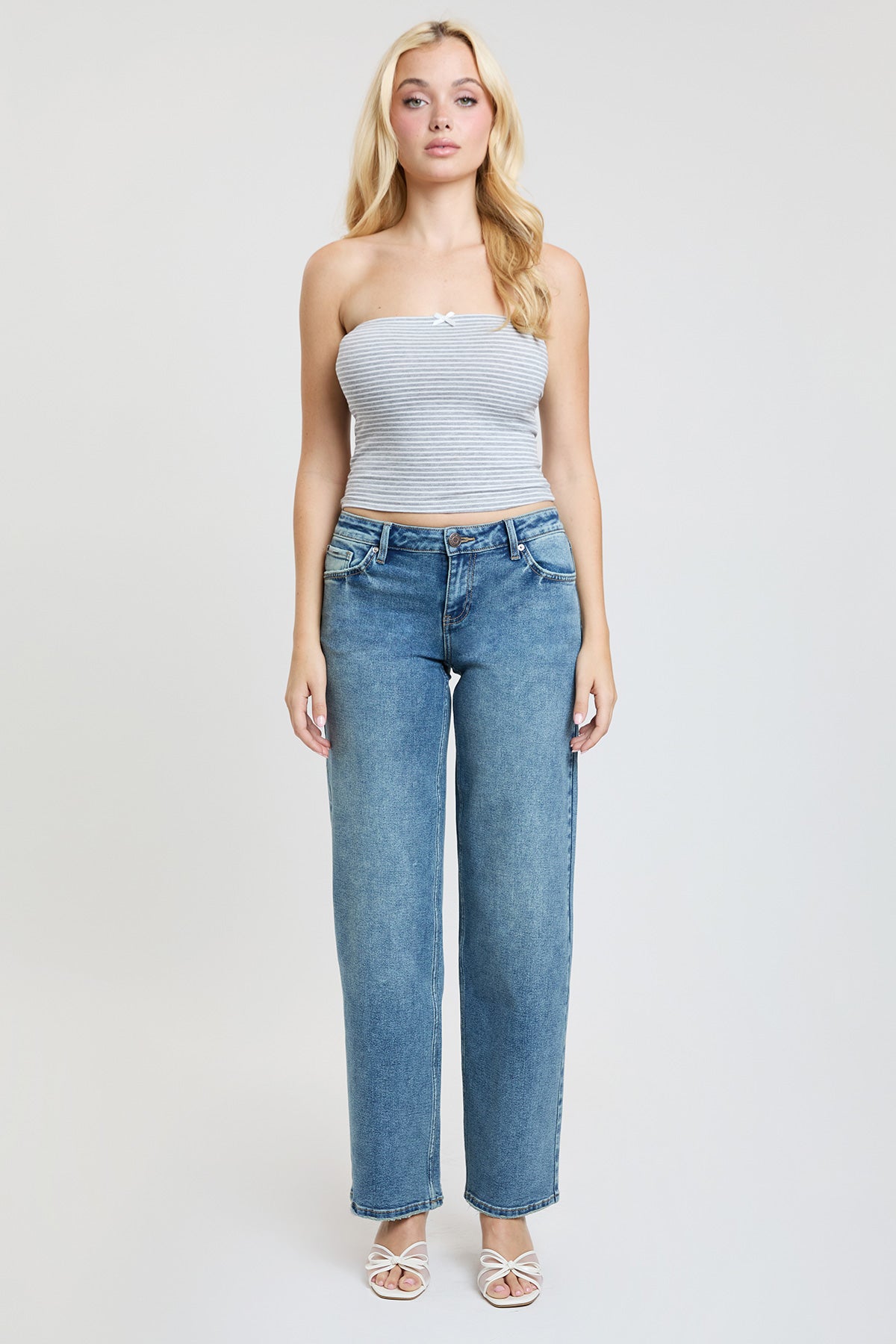 Women's Brittany Low Rise  Relax Fit Straight Leg Jeans