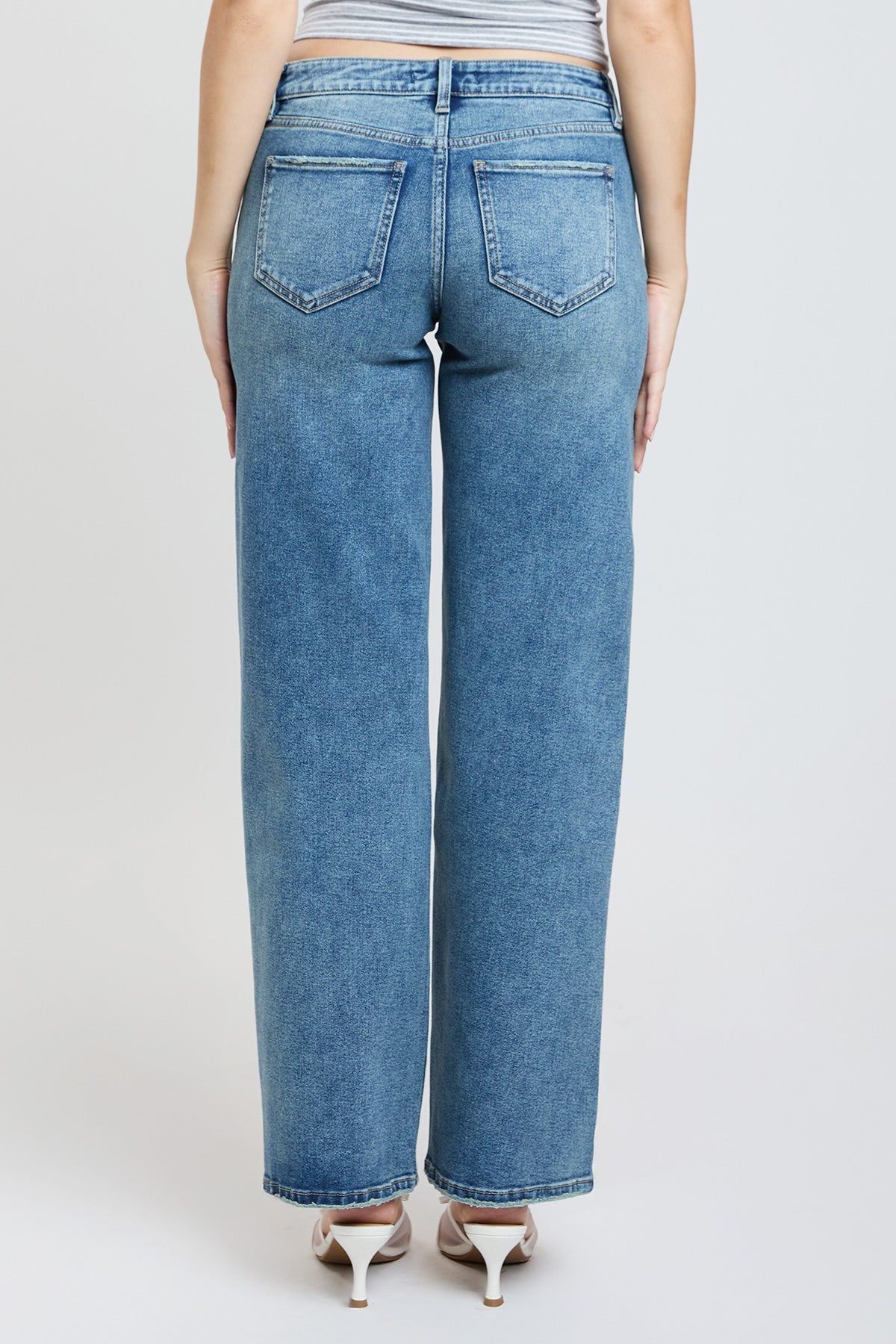 Women's Brittany Low Rise  Relax Fit Straight Leg Jeans