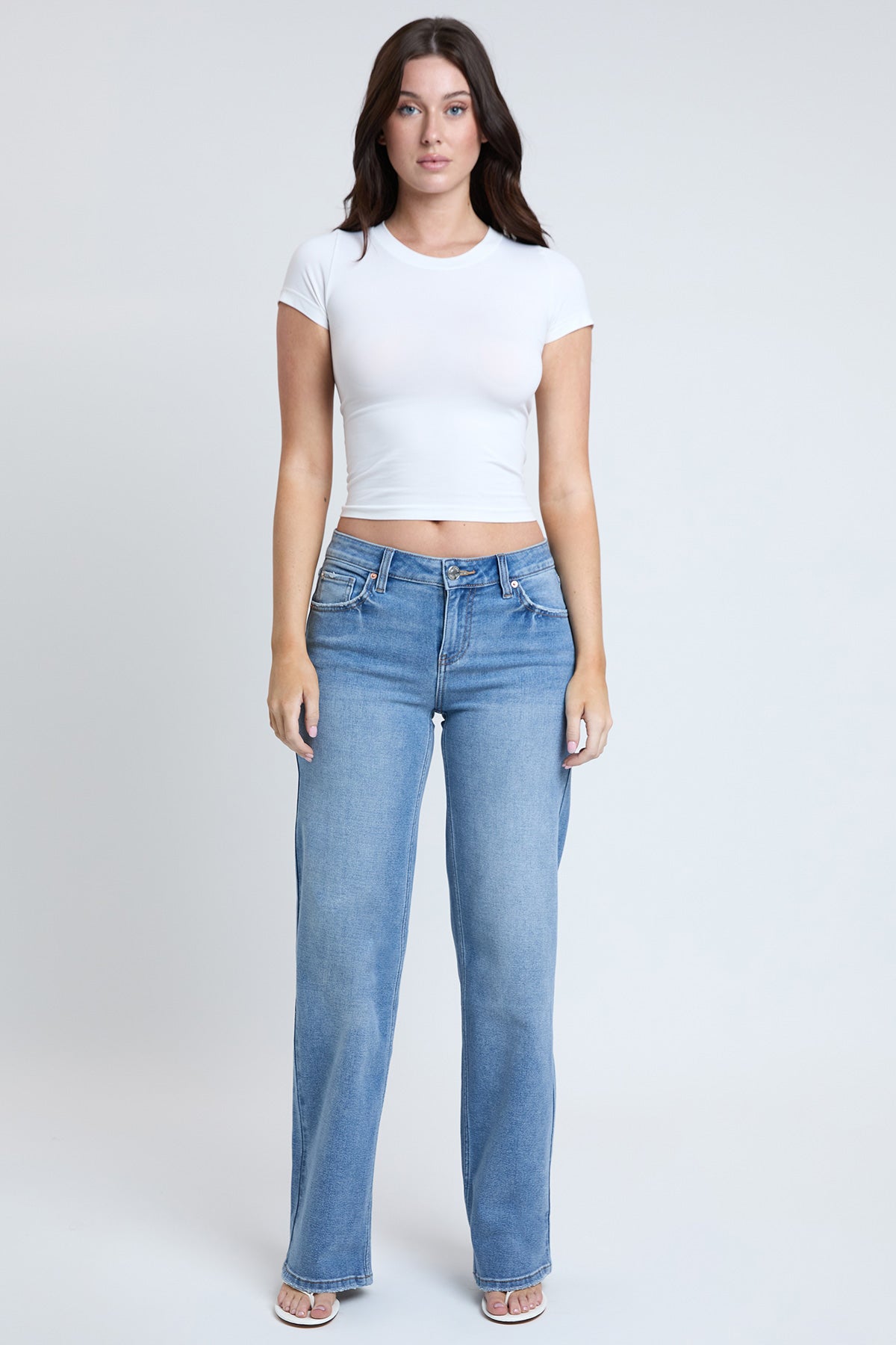 Women's Brittany Low Rise  Relax Fit Straight Leg Jeans