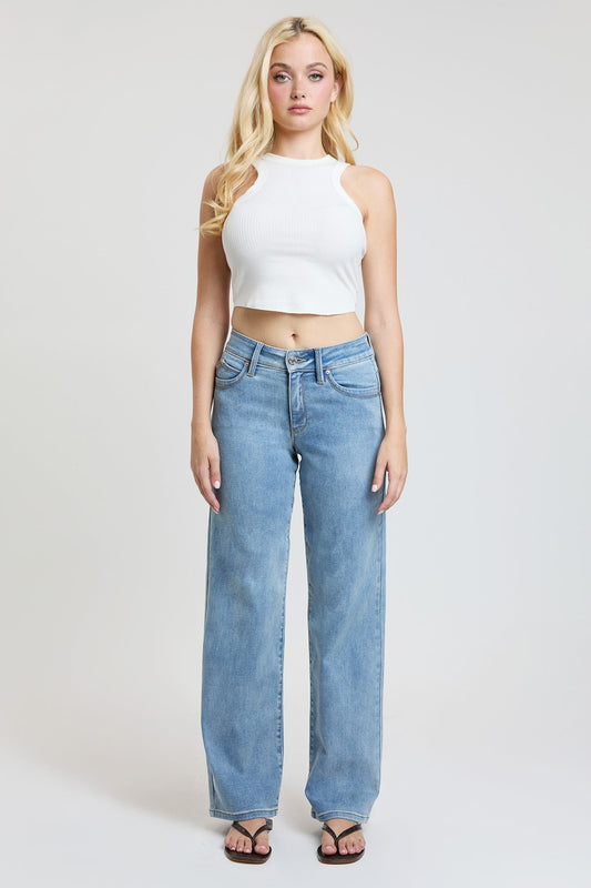 Women's Luxe High Rise WannaBettaButt Straight Leg Jeans