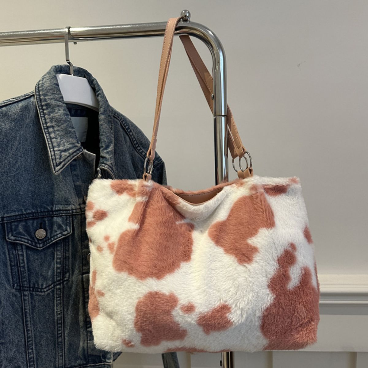 Cow Print Tote Bag