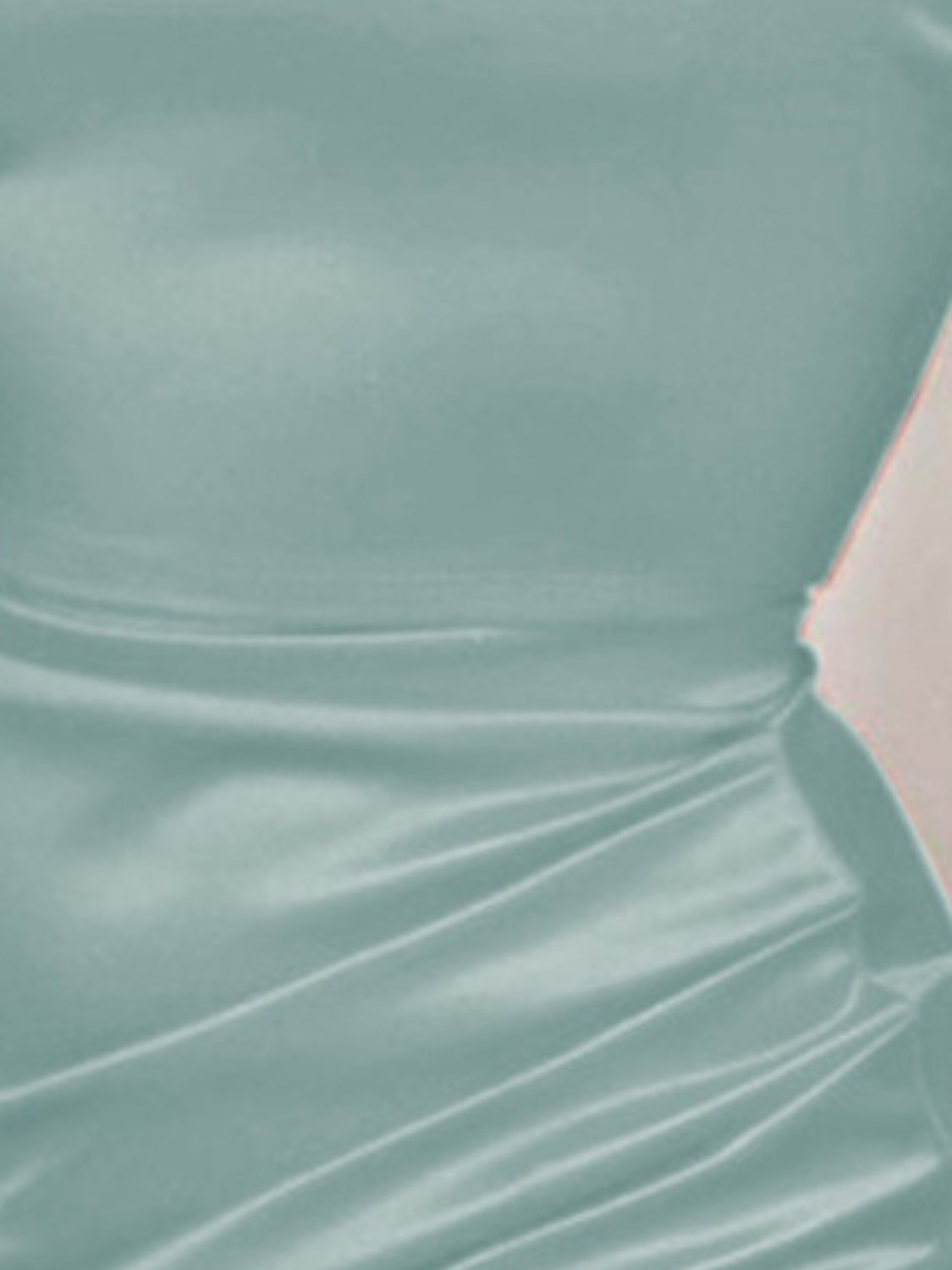 Ruched Spaghetti Strap Wrap Dress