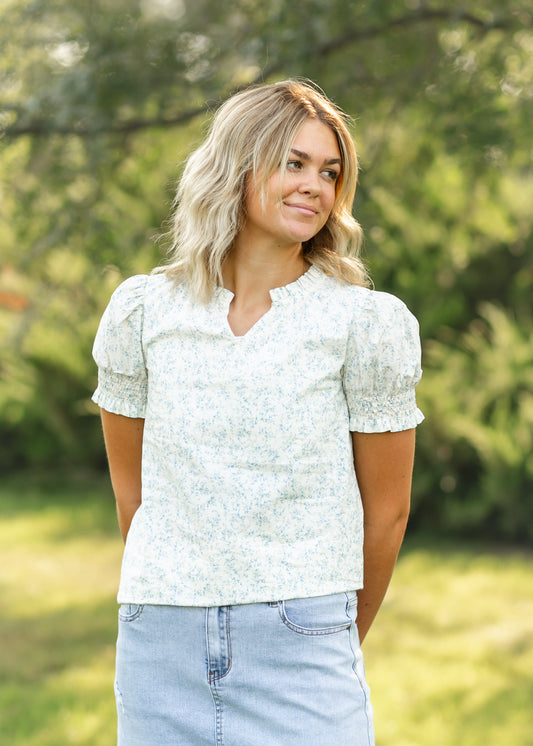 Dempsey Floral Puff Sleeve Top