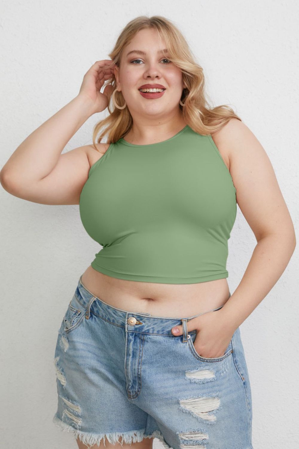 Basic Bae Full Size Round Neck Tank Top