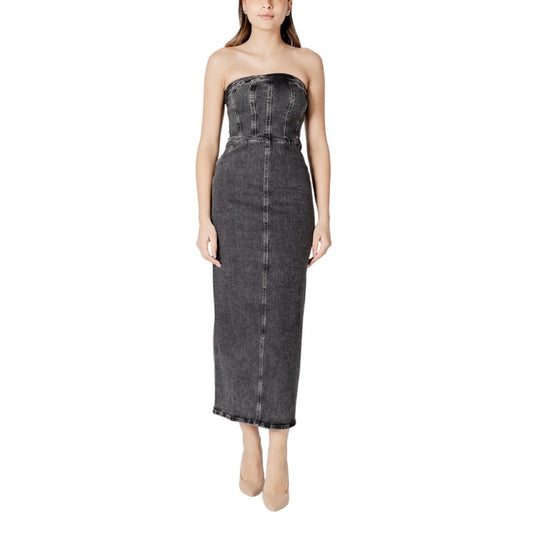 Ichi  Women Denim Maxi Dress