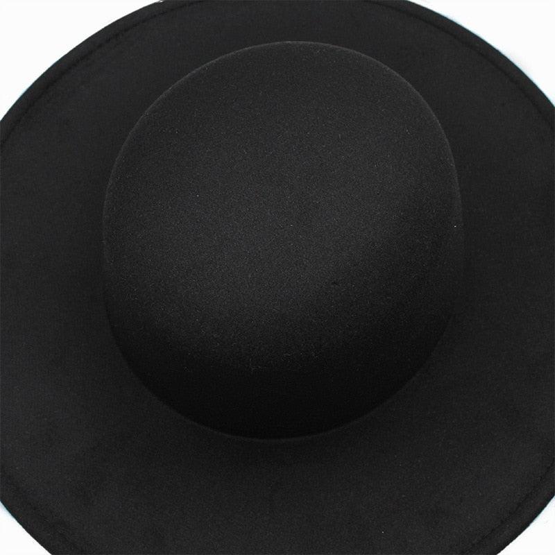 Unique Style Fedora Hats For Women Retro New Trendy Wide Brim Cap For Summer Party Women's Hat Big Fedora Hat Luxury Wedding Hats Flat Top Hat