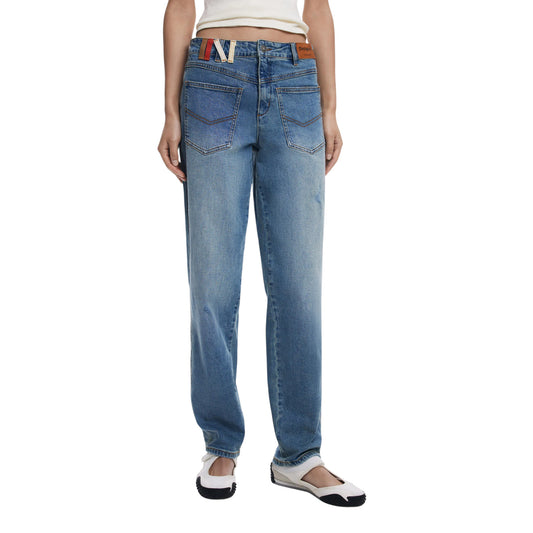 Desigual Women Denim Blue Jeans