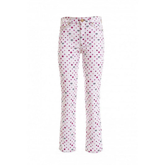 Pink and Hot Pink Star Pattern Pants 