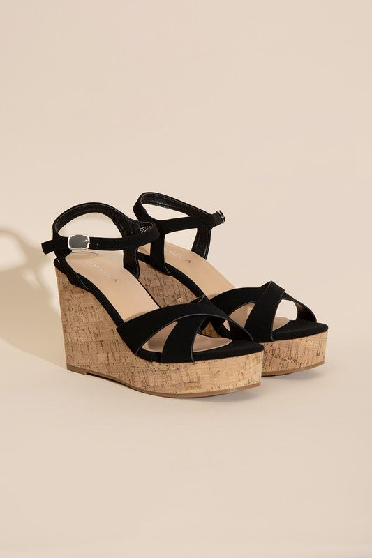 Open Toe Wedge Sandals