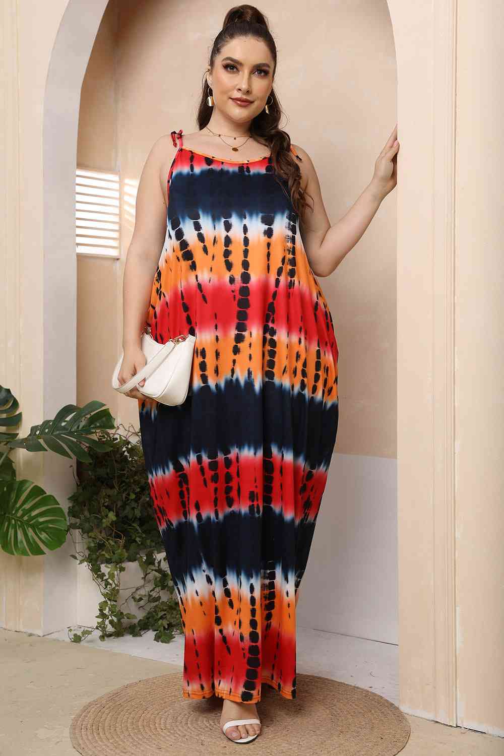 Bold Color Maxi Length SunDress