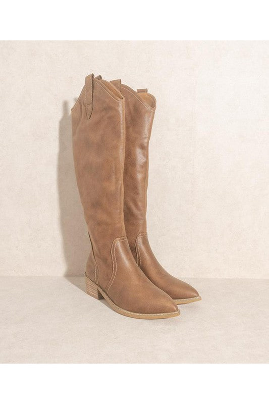 Charlee Knee High Cowboy Boots