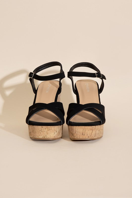 Open Toe Wedge Sandals