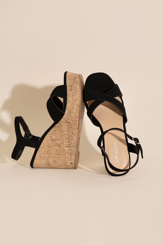 Open Toe Wedge Sandals